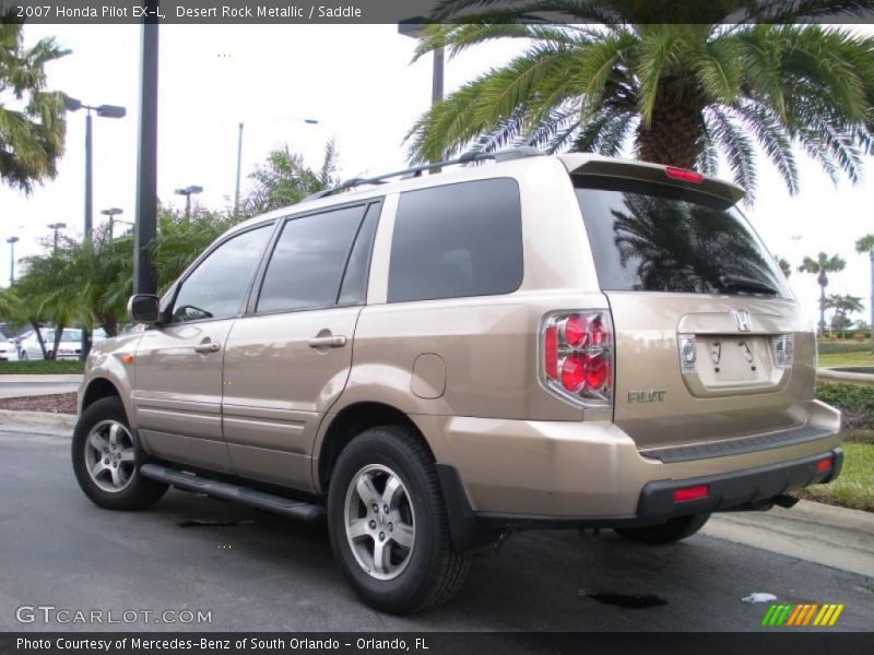 Desert Rock Metallic / Saddle 2007 Honda Pilot EX-L