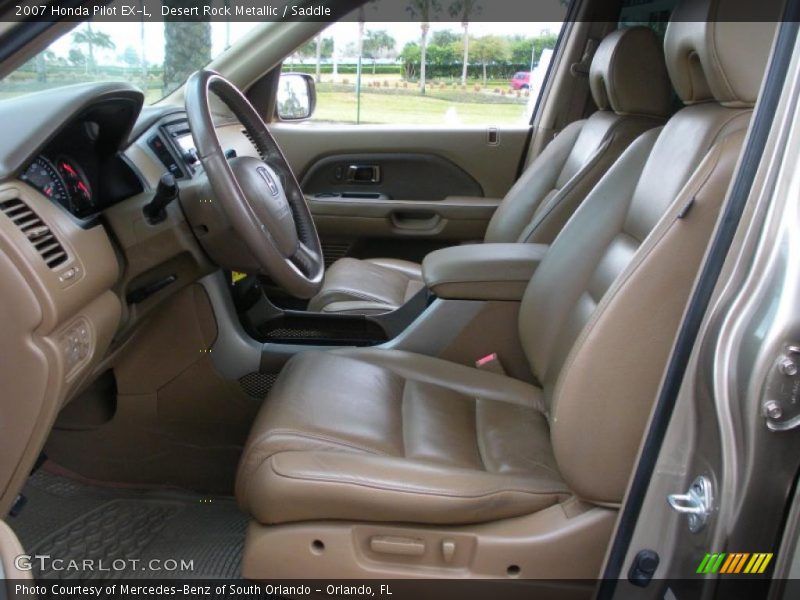Desert Rock Metallic / Saddle 2007 Honda Pilot EX-L