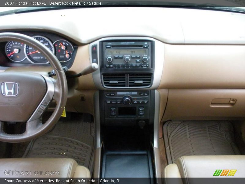 Desert Rock Metallic / Saddle 2007 Honda Pilot EX-L