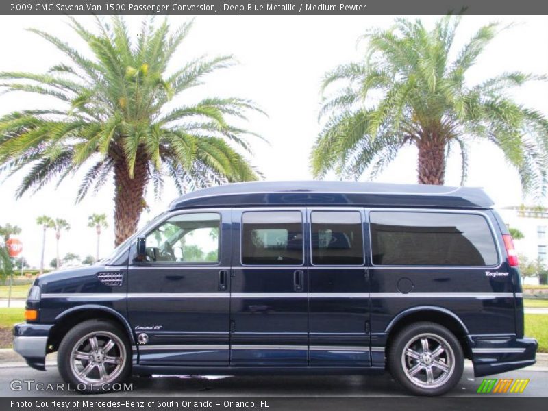 Deep Blue Metallic / Medium Pewter 2009 GMC Savana Van 1500 Passenger Conversion