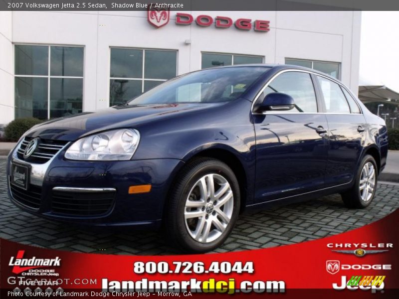 Shadow Blue / Anthracite 2007 Volkswagen Jetta 2.5 Sedan