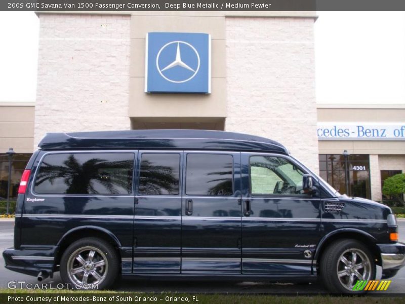 Deep Blue Metallic / Medium Pewter 2009 GMC Savana Van 1500 Passenger Conversion