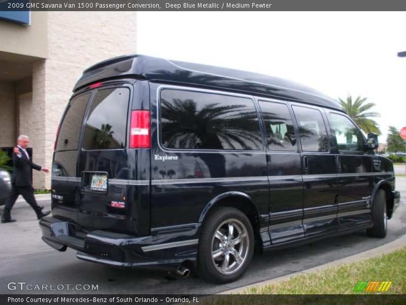 Deep Blue Metallic / Medium Pewter 2009 GMC Savana Van 1500 Passenger Conversion