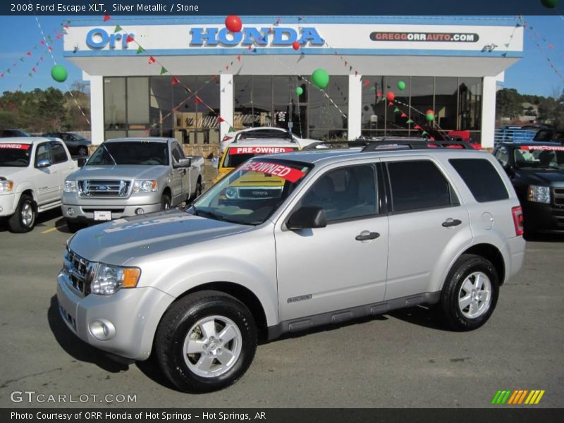 Silver Metallic / Stone 2008 Ford Escape XLT