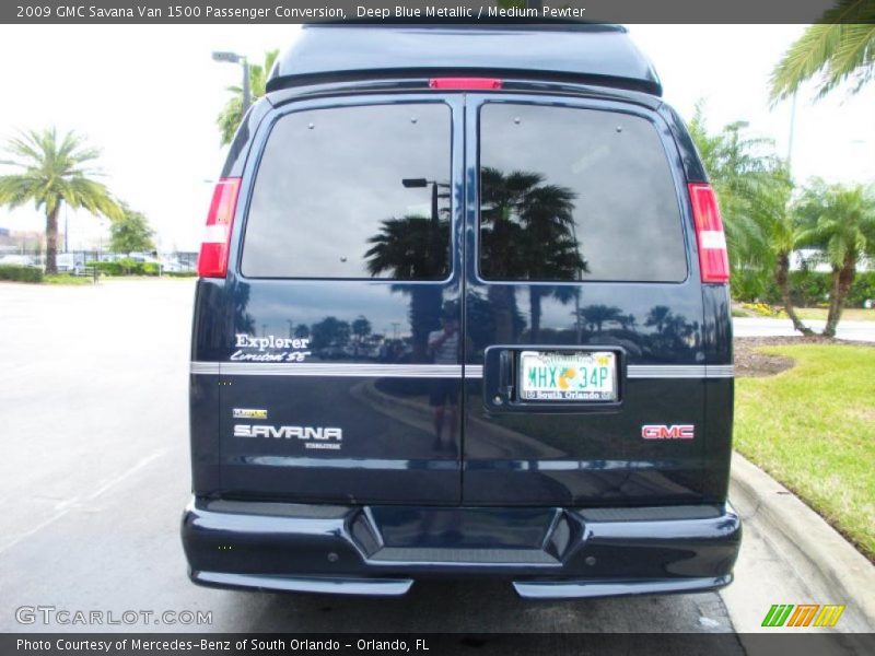 Deep Blue Metallic / Medium Pewter 2009 GMC Savana Van 1500 Passenger Conversion