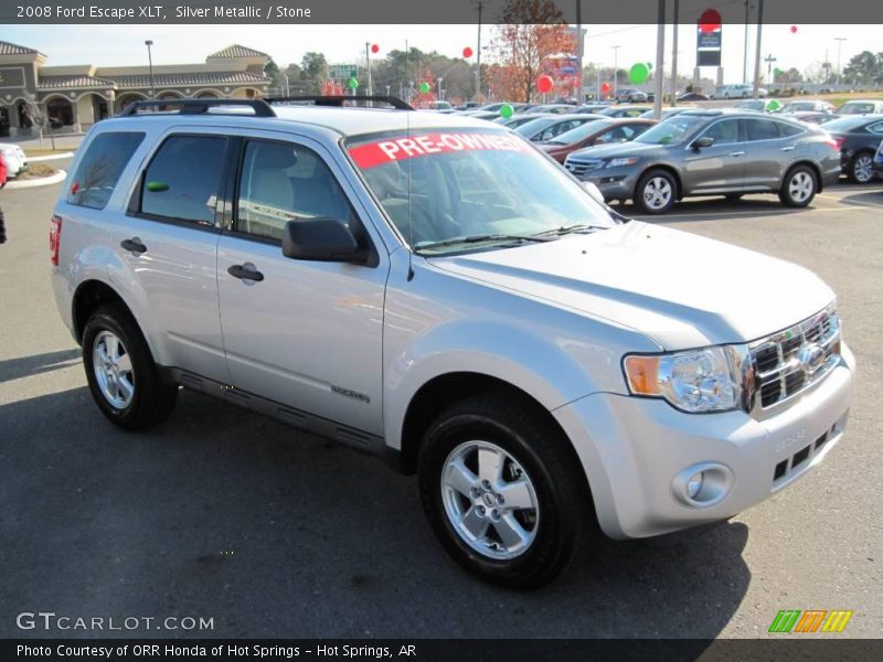 Silver Metallic / Stone 2008 Ford Escape XLT