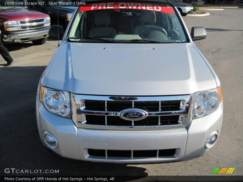 Silver Metallic / Stone 2008 Ford Escape XLT