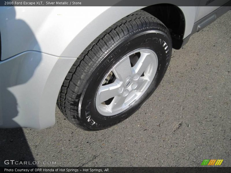 Silver Metallic / Stone 2008 Ford Escape XLT