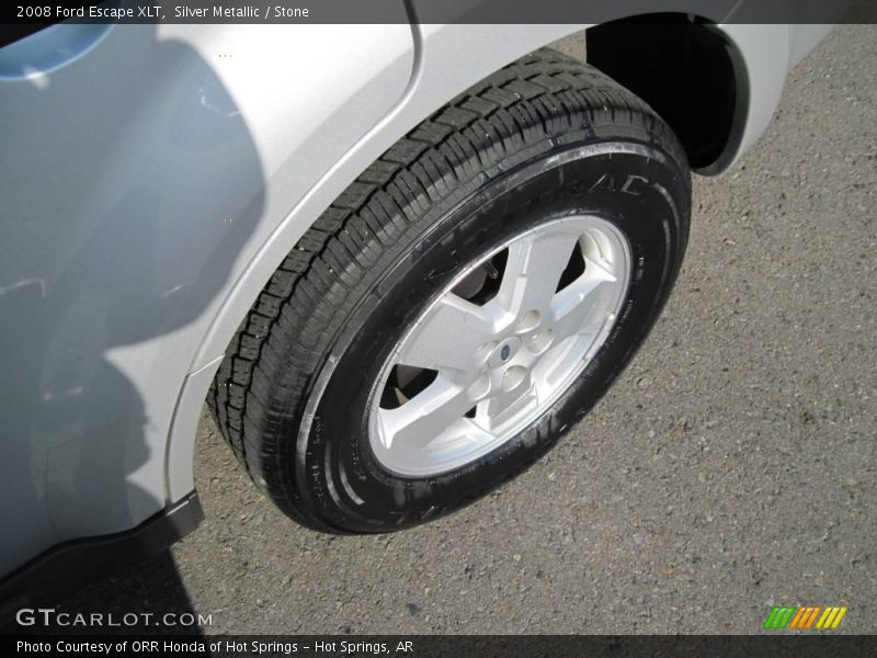 Silver Metallic / Stone 2008 Ford Escape XLT