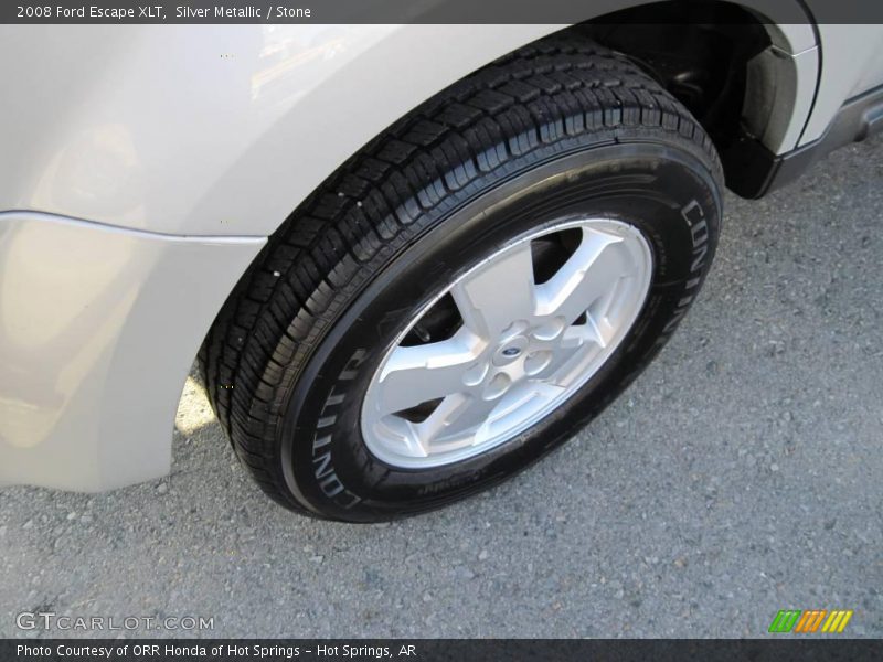 Silver Metallic / Stone 2008 Ford Escape XLT