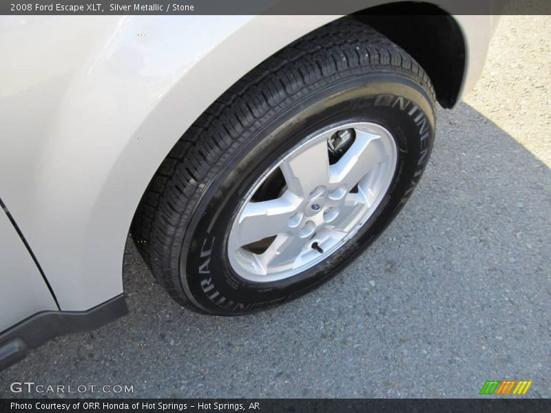 Silver Metallic / Stone 2008 Ford Escape XLT
