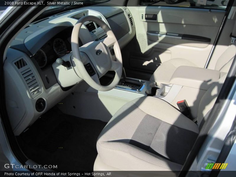 Silver Metallic / Stone 2008 Ford Escape XLT