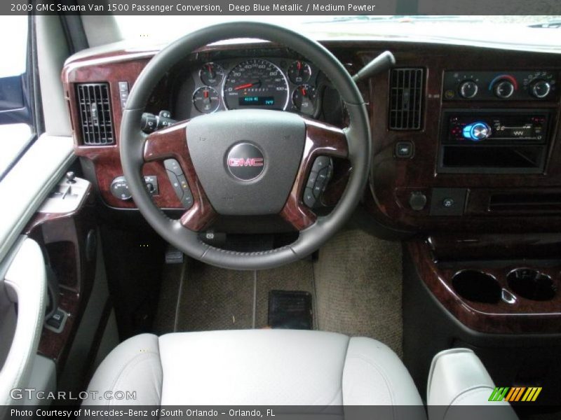Deep Blue Metallic / Medium Pewter 2009 GMC Savana Van 1500 Passenger Conversion
