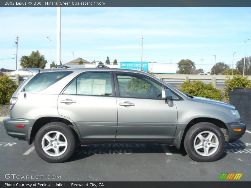 Mineral Green Opalescent / Ivory 2003 Lexus RX 300