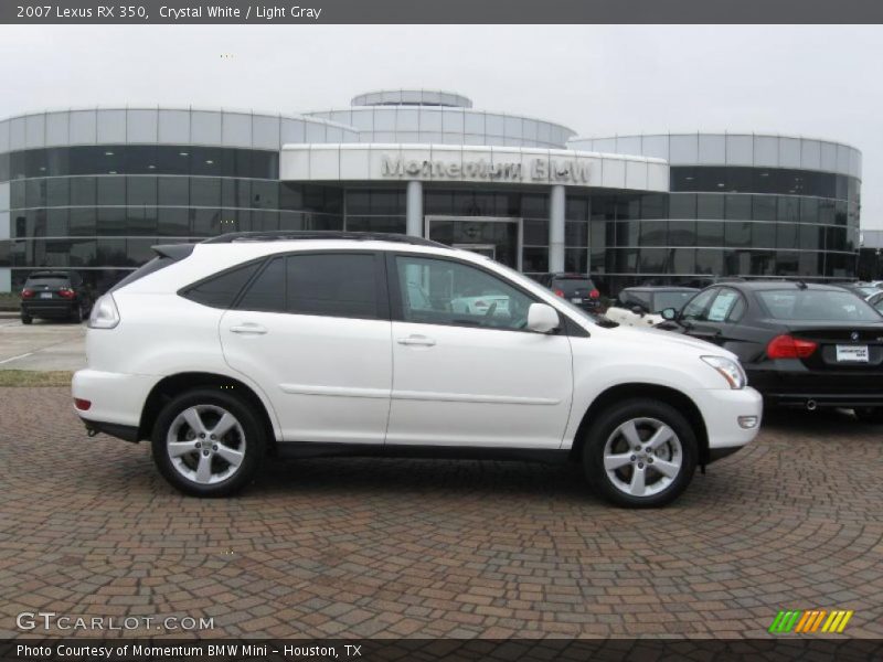 Crystal White / Light Gray 2007 Lexus RX 350
