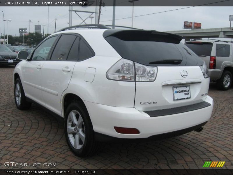 Crystal White / Light Gray 2007 Lexus RX 350