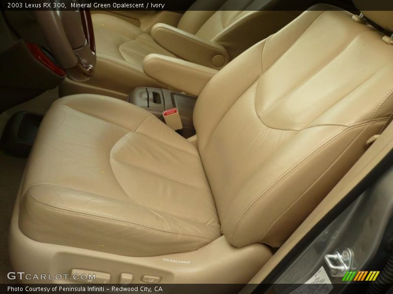 Mineral Green Opalescent / Ivory 2003 Lexus RX 300