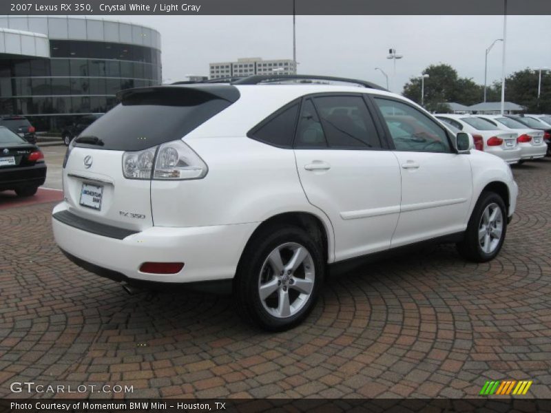 Crystal White / Light Gray 2007 Lexus RX 350