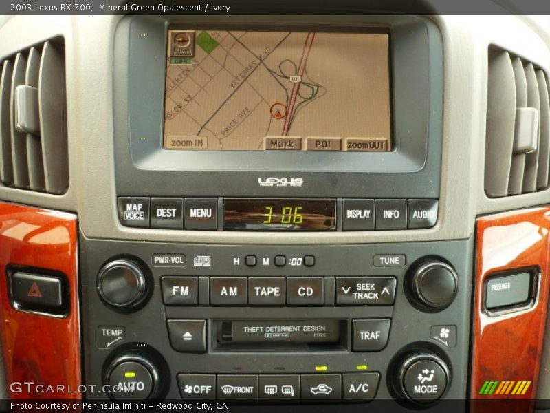 Mineral Green Opalescent / Ivory 2003 Lexus RX 300