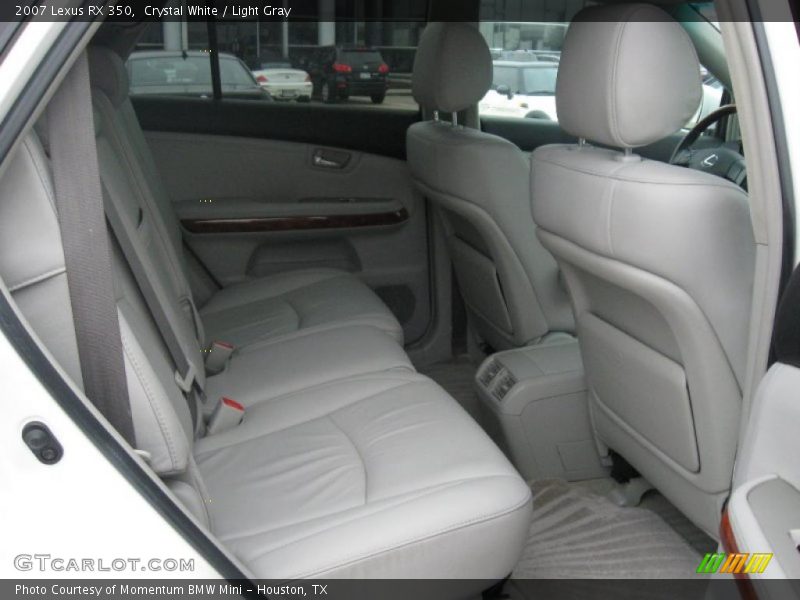 Crystal White / Light Gray 2007 Lexus RX 350