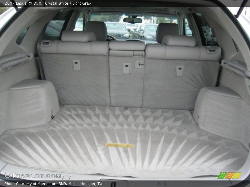 Crystal White / Light Gray 2007 Lexus RX 350