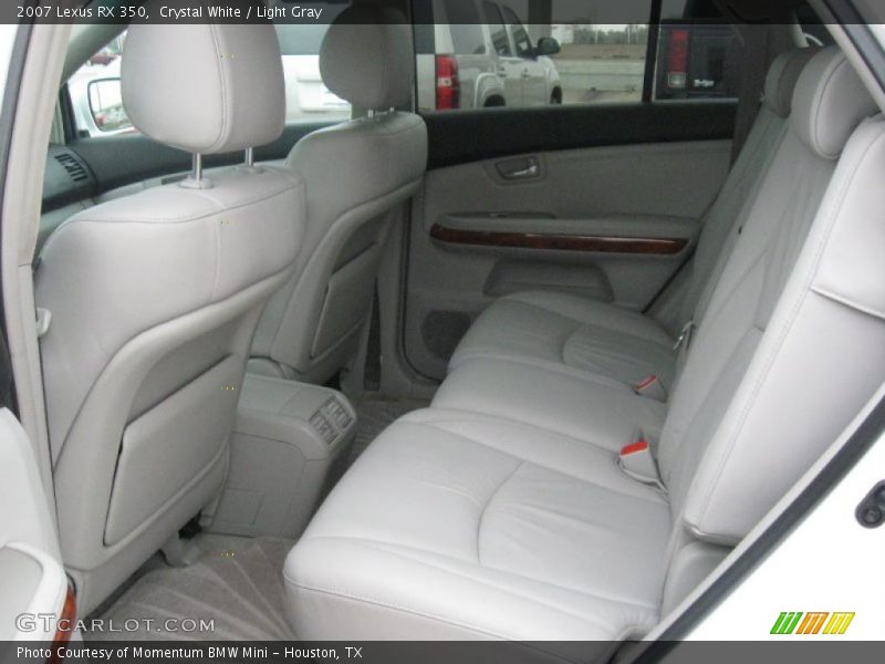 Crystal White / Light Gray 2007 Lexus RX 350