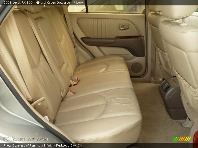 Mineral Green Opalescent / Ivory 2003 Lexus RX 300