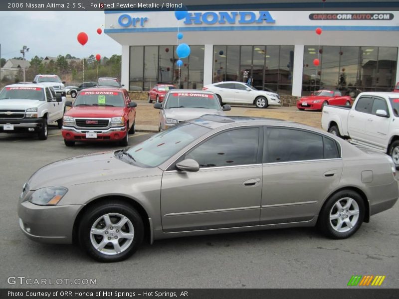 Polished Pewter Metallic / Blond 2006 Nissan Altima 2.5 SL