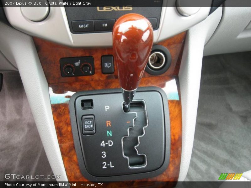 Crystal White / Light Gray 2007 Lexus RX 350