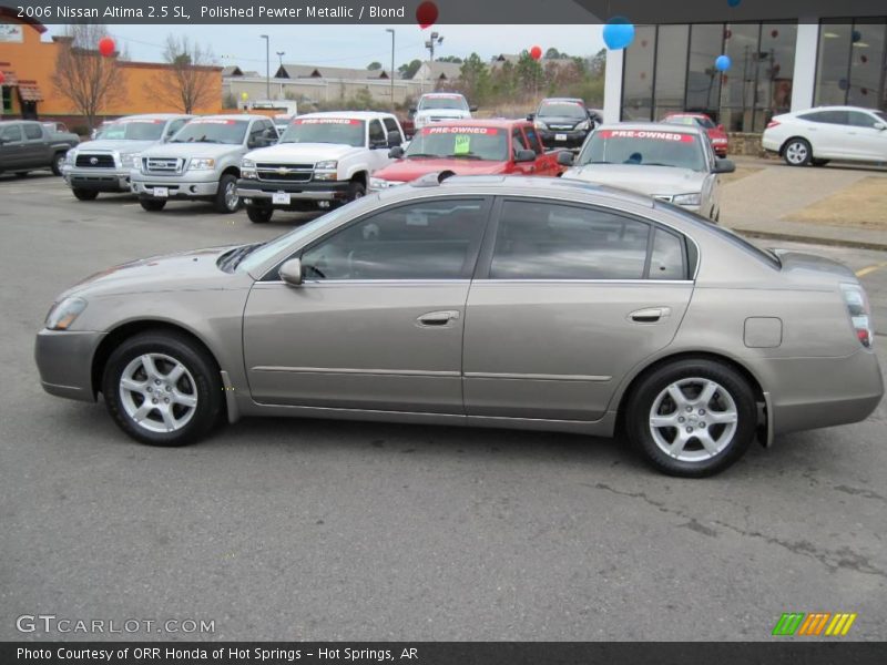Polished Pewter Metallic / Blond 2006 Nissan Altima 2.5 SL