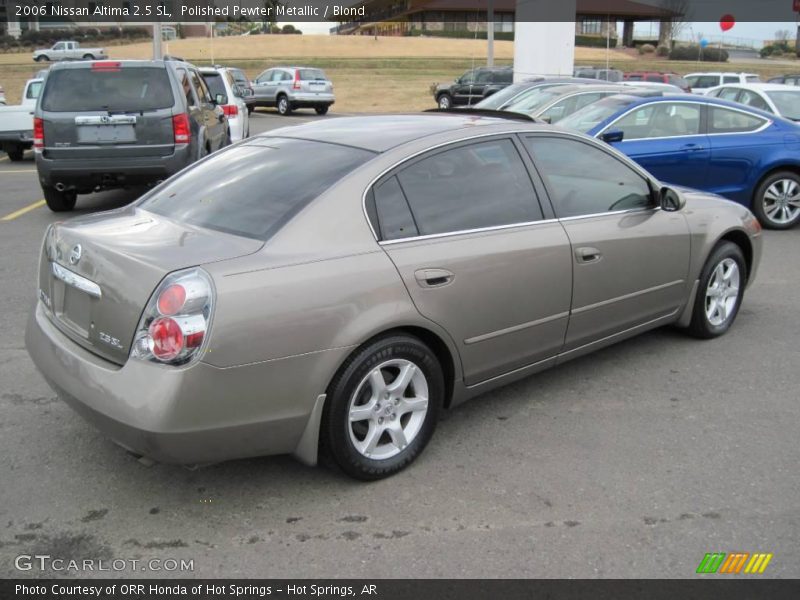 Polished Pewter Metallic / Blond 2006 Nissan Altima 2.5 SL