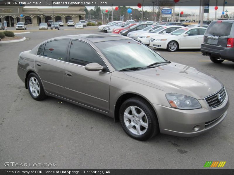 Polished Pewter Metallic / Blond 2006 Nissan Altima 2.5 SL