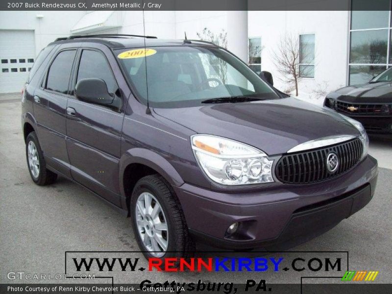 Amethyst Metallic / Gray 2007 Buick Rendezvous CX