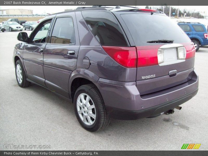 Amethyst Metallic / Gray 2007 Buick Rendezvous CX