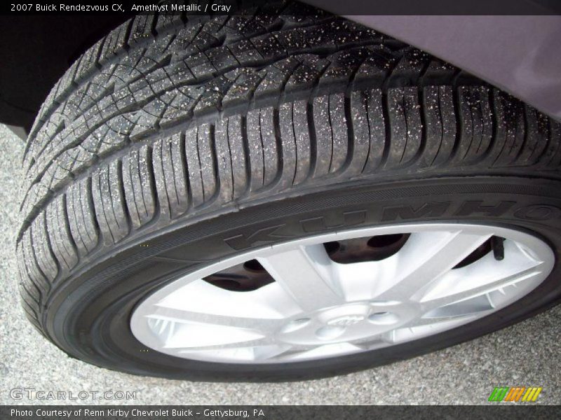 Amethyst Metallic / Gray 2007 Buick Rendezvous CX