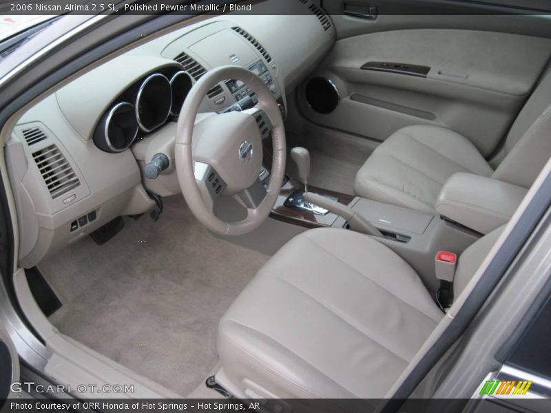 Polished Pewter Metallic / Blond 2006 Nissan Altima 2.5 SL