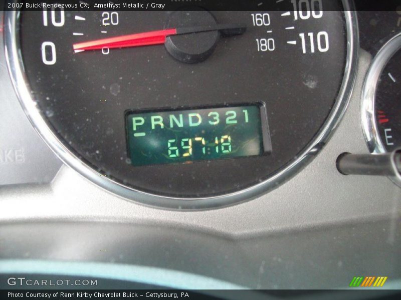 Amethyst Metallic / Gray 2007 Buick Rendezvous CX