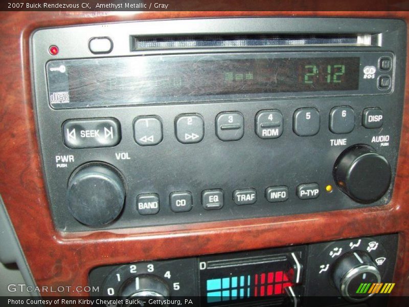 Amethyst Metallic / Gray 2007 Buick Rendezvous CX
