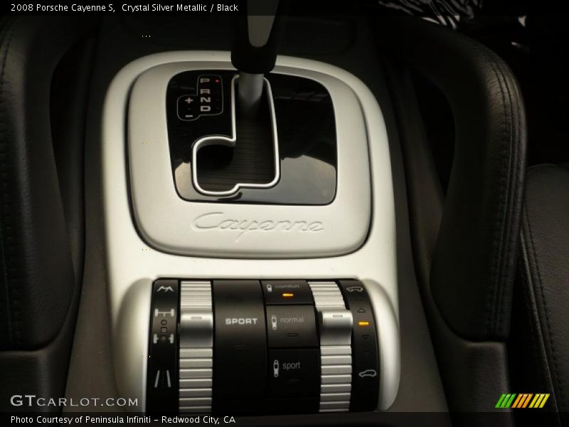 Crystal Silver Metallic / Black 2008 Porsche Cayenne S