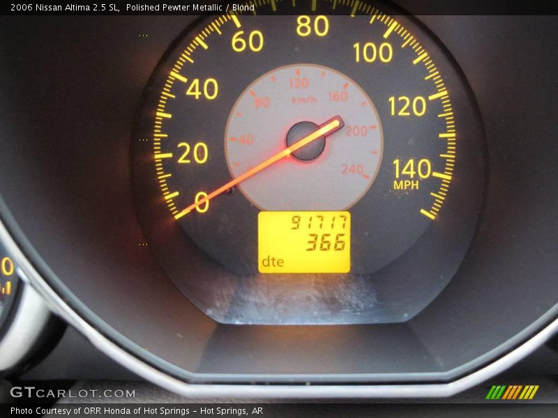 Polished Pewter Metallic / Blond 2006 Nissan Altima 2.5 SL