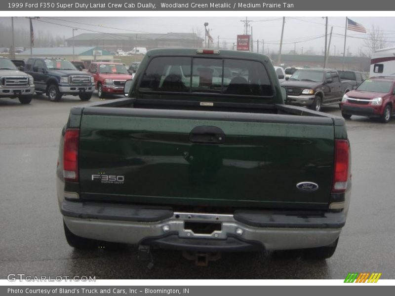 Woodland Green Metallic / Medium Prairie Tan 1999 Ford F350 Super Duty Lariat Crew Cab Dually