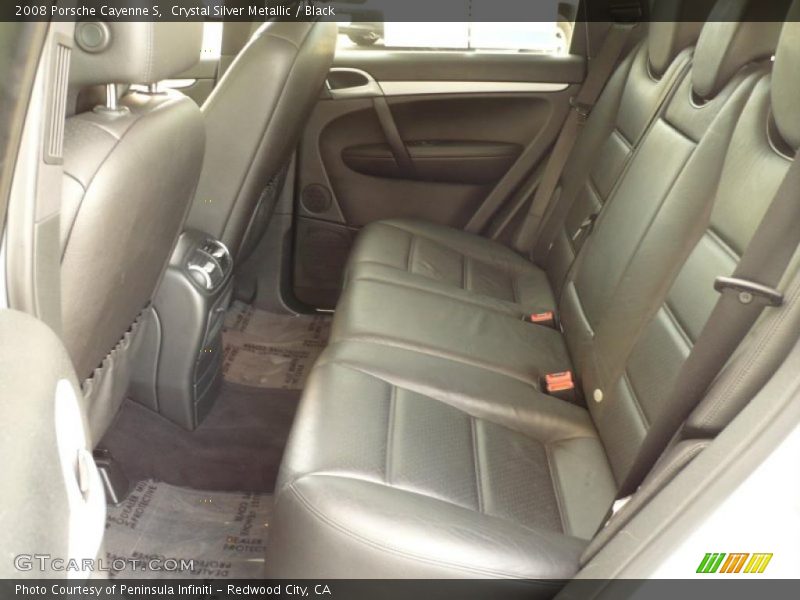 Crystal Silver Metallic / Black 2008 Porsche Cayenne S