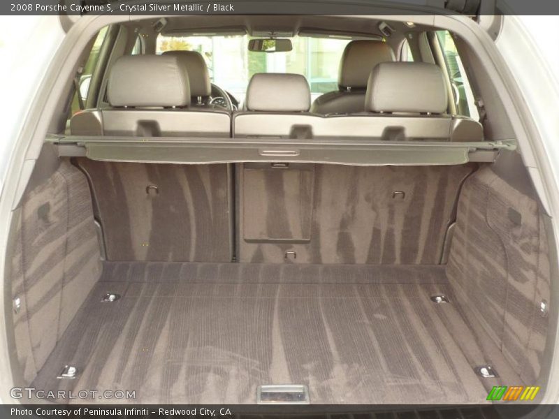 Crystal Silver Metallic / Black 2008 Porsche Cayenne S