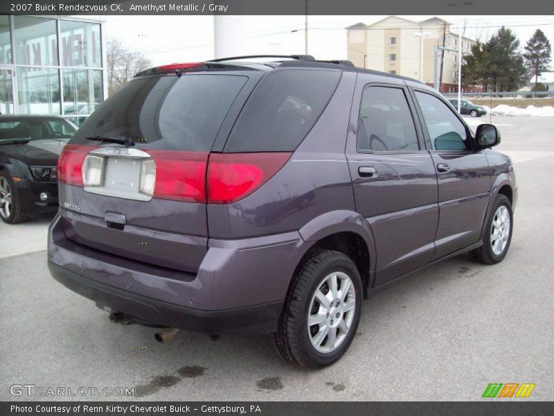 Amethyst Metallic / Gray 2007 Buick Rendezvous CX