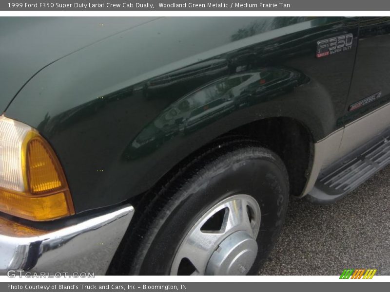 Woodland Green Metallic / Medium Prairie Tan 1999 Ford F350 Super Duty Lariat Crew Cab Dually