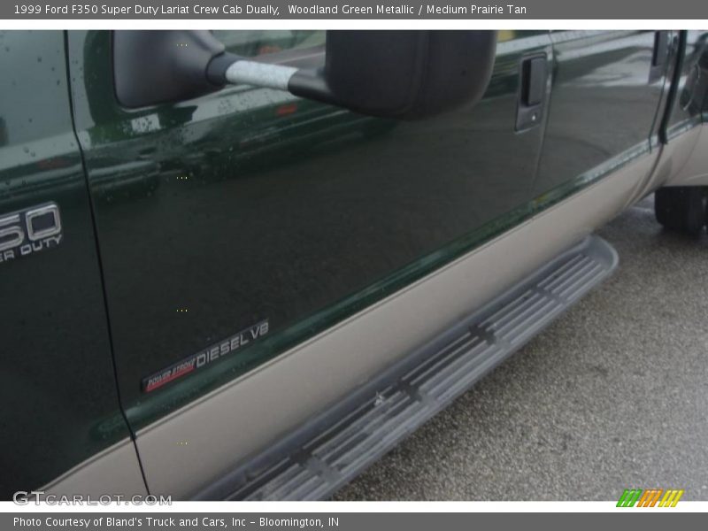Woodland Green Metallic / Medium Prairie Tan 1999 Ford F350 Super Duty Lariat Crew Cab Dually
