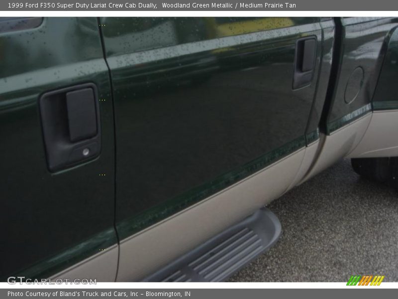 Woodland Green Metallic / Medium Prairie Tan 1999 Ford F350 Super Duty Lariat Crew Cab Dually