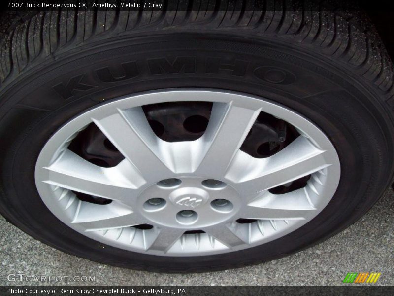 Amethyst Metallic / Gray 2007 Buick Rendezvous CX