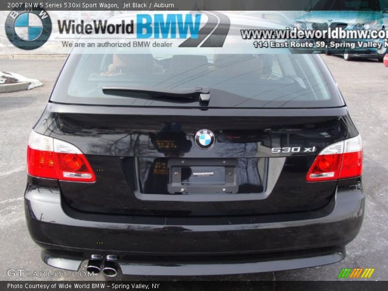 Jet Black / Auburn 2007 BMW 5 Series 530xi Sport Wagon