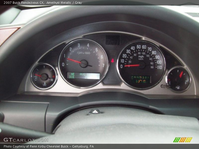 Amethyst Metallic / Gray 2007 Buick Rendezvous CX